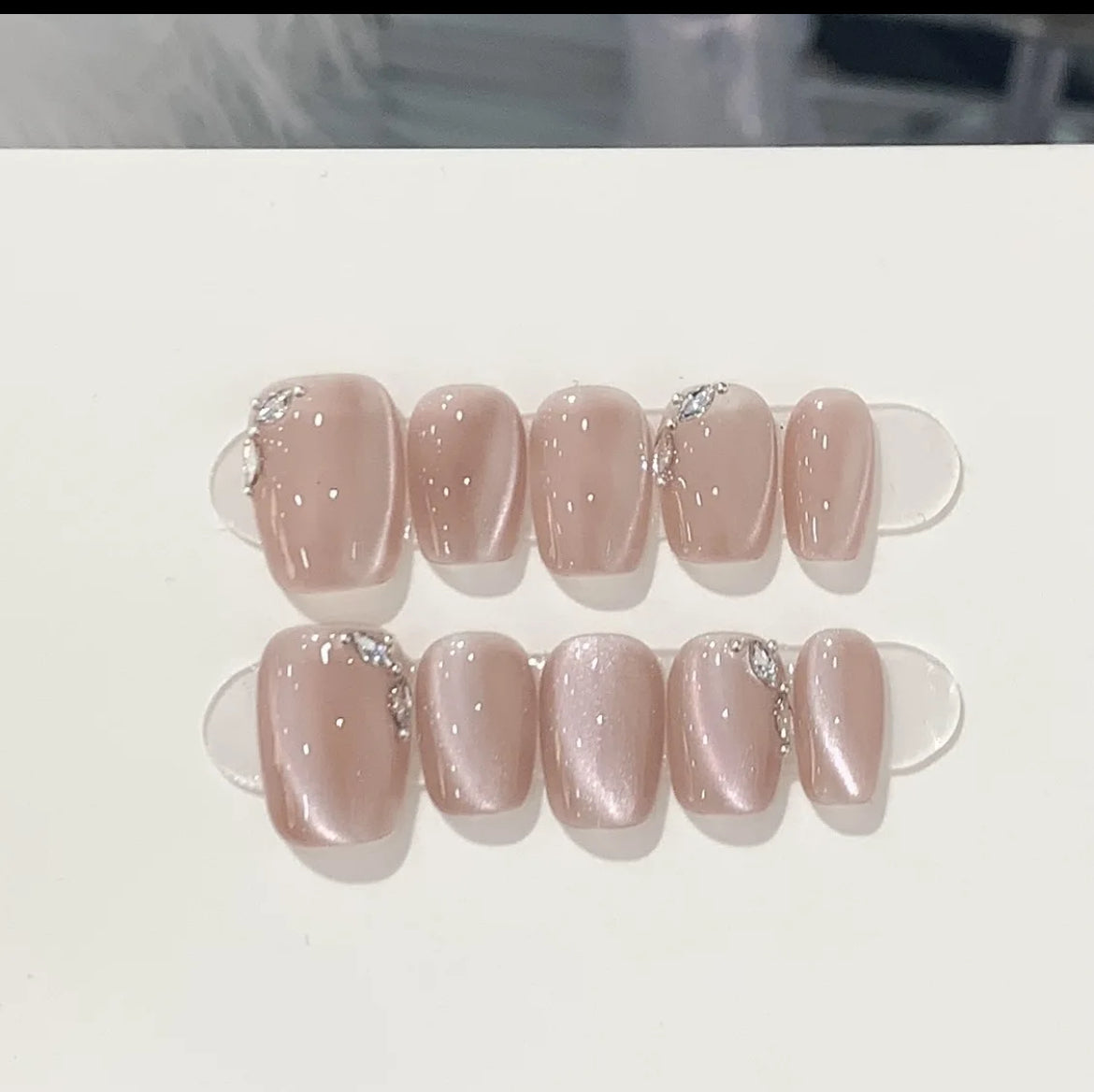 Handmade honey nails