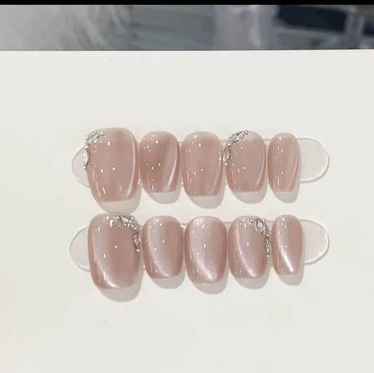 Handmade honey nails