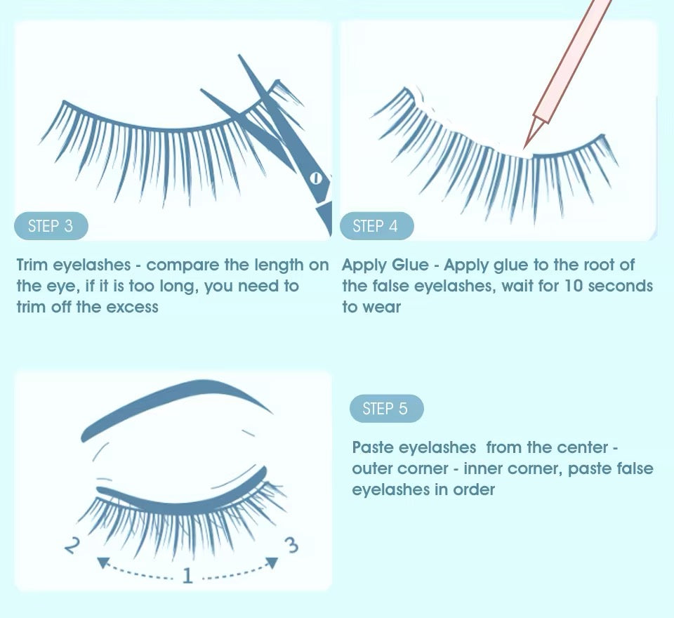 Eye lashes glue صمغ اسبوعي