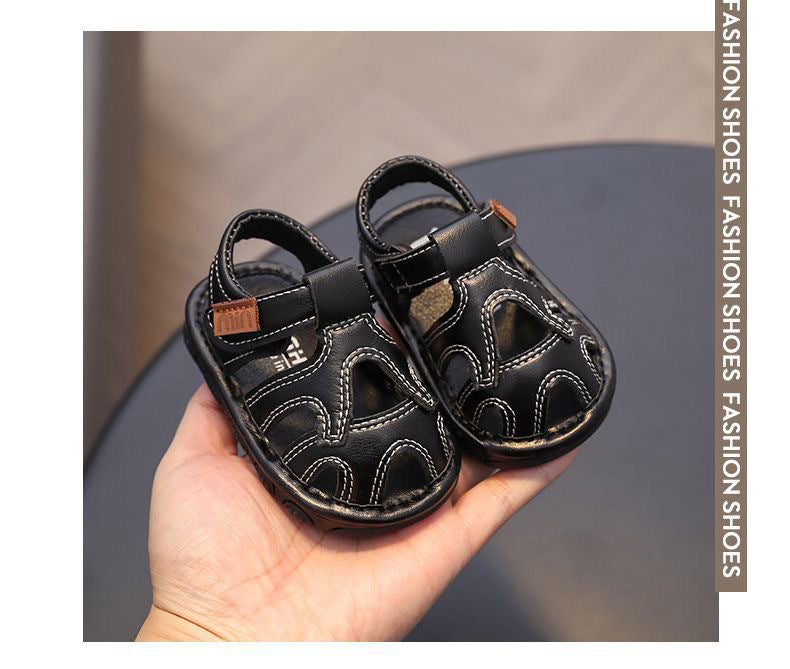 boy baby shoes black