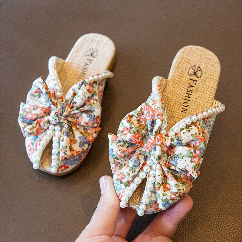 slipper kids pink color