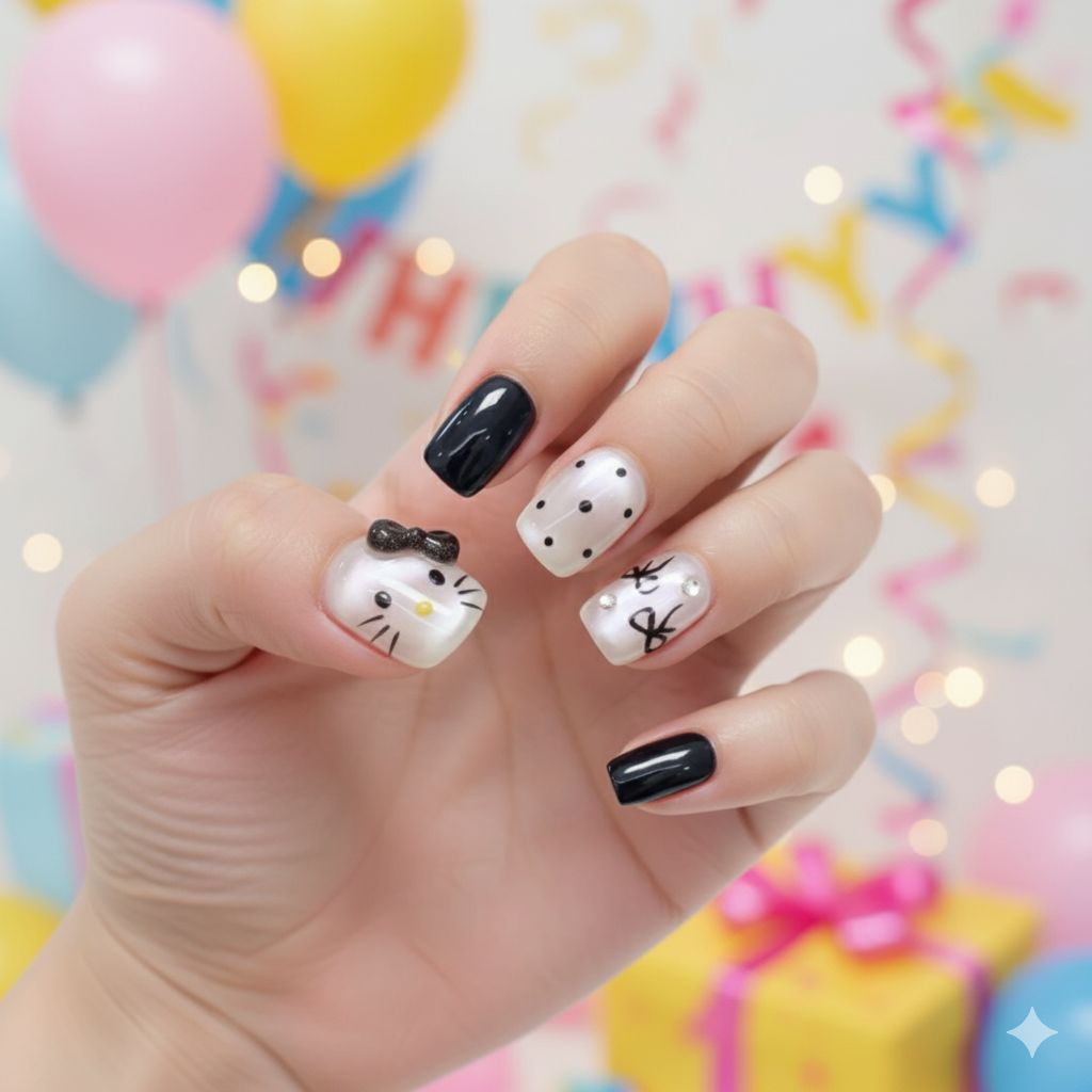 اظافر بناتي Hello Kitty