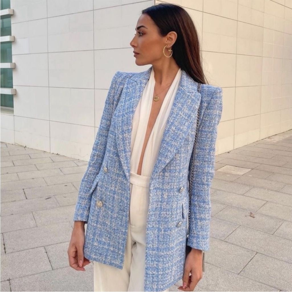 zara wool blazer