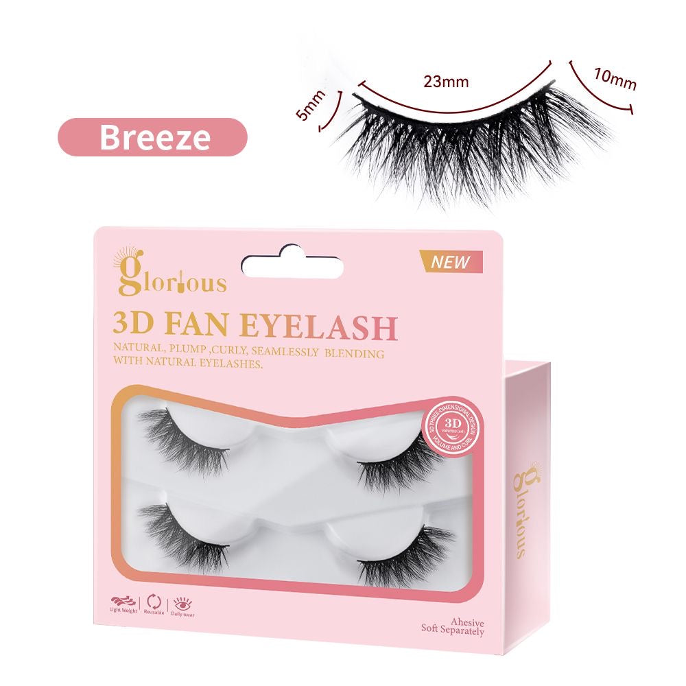 Glorious 3D Fan Eyelash – Breeze15