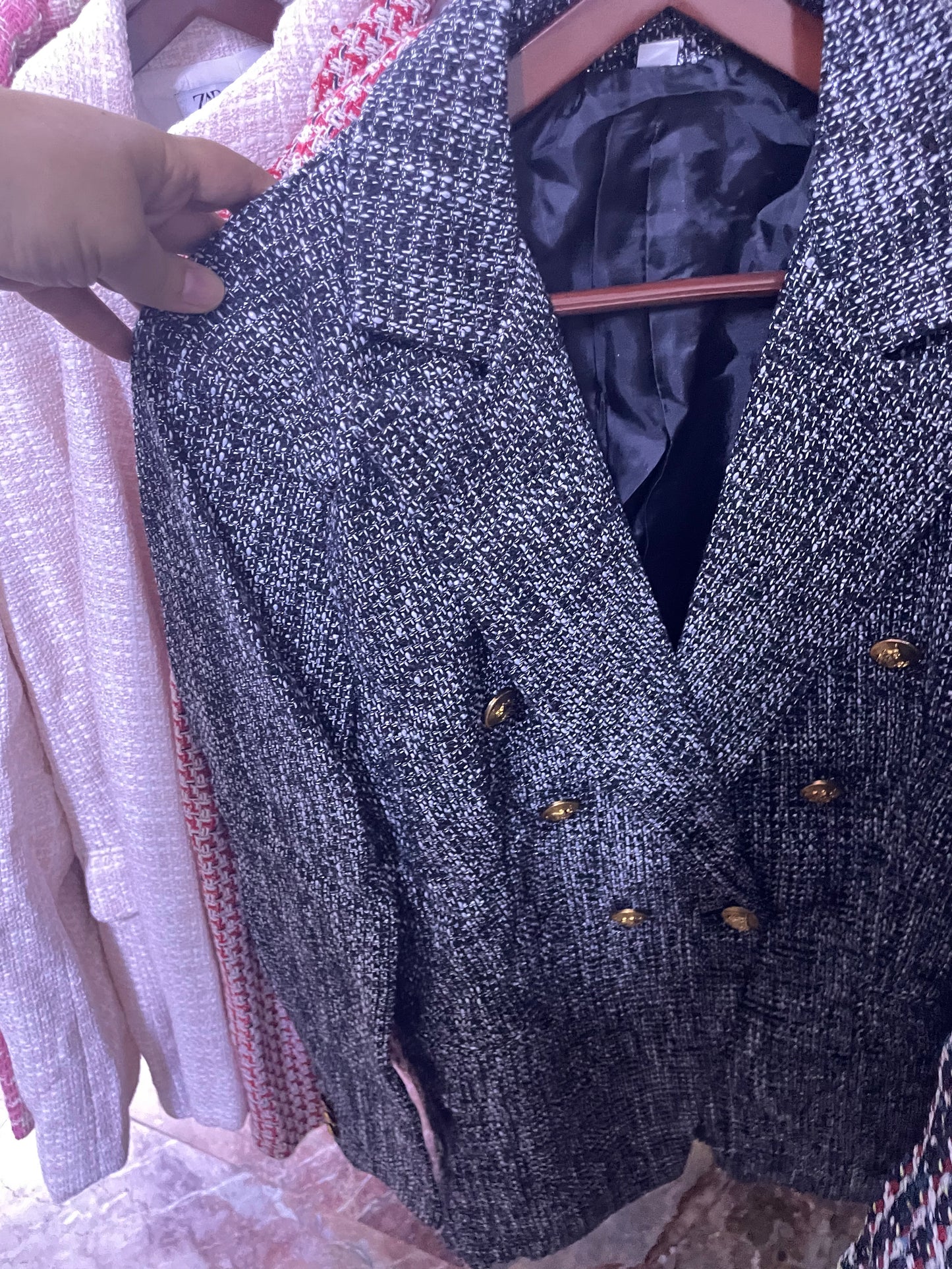 zara wool blazer