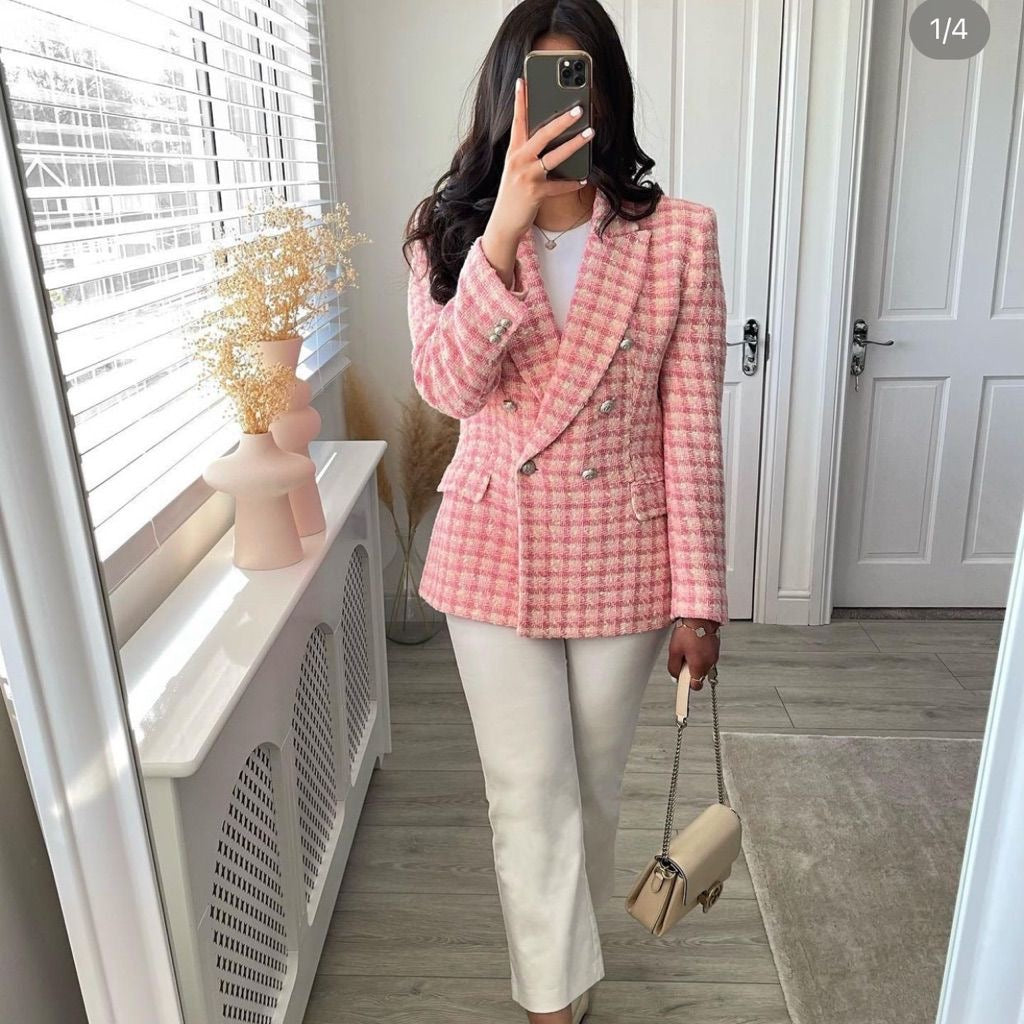 zara wool blazer