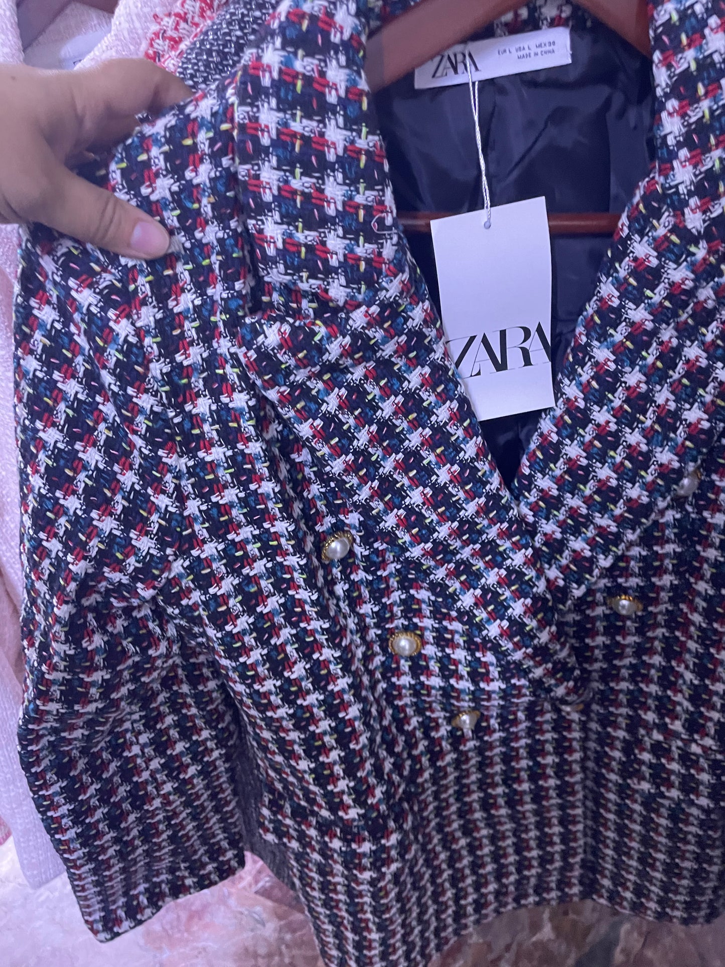zara wool blazer