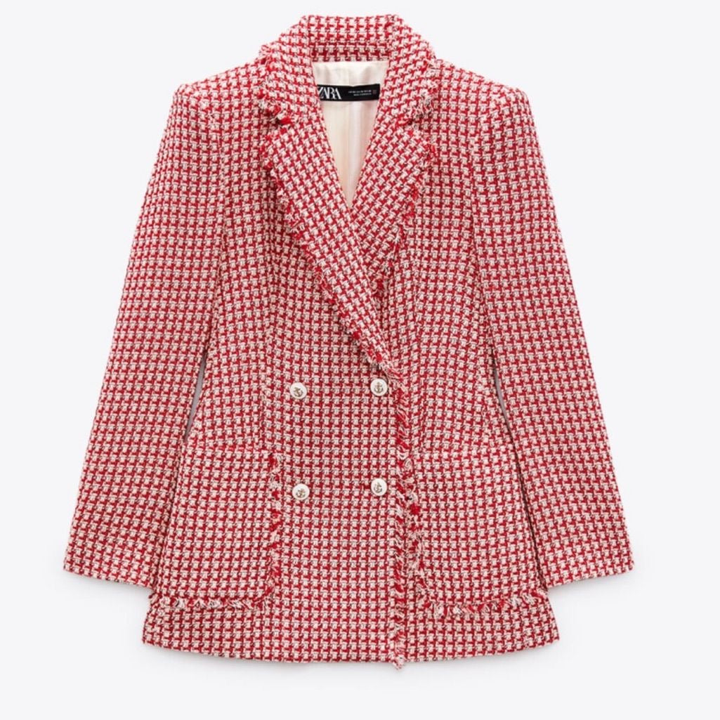 zara wool blazer