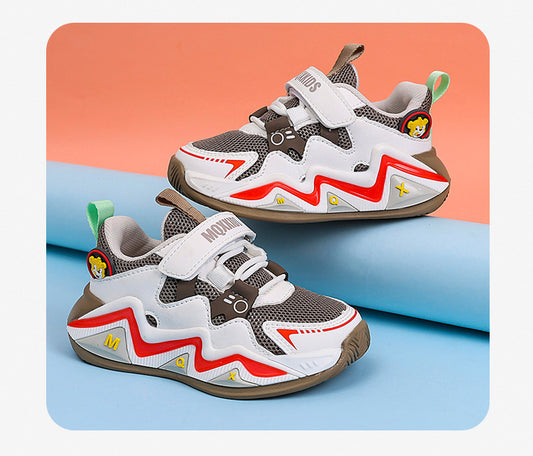 sport shoes boy brown