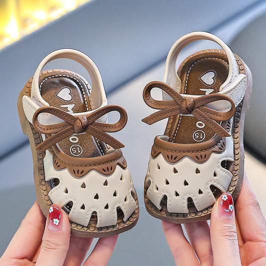 Baby Girl white and brown