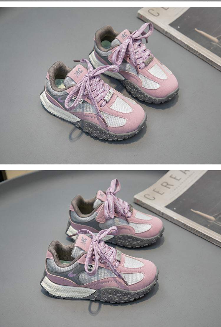 sport shoes kids pink