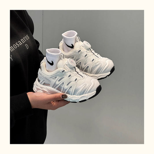 White sneakers for boy and girl